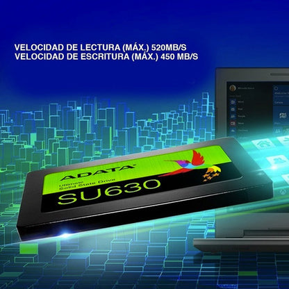 Ssd Adata Ultimate Su630 Qlc 3d, 960gb, Sata, 2.5