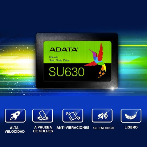 Ssd Adata Ultimate Su630 Qlc 3d, 960gb, Sata, 2.5