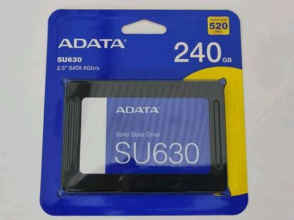 Ssd Adata Ultimate Su630 Qlc 3d, 240gb, Sata, 2.5