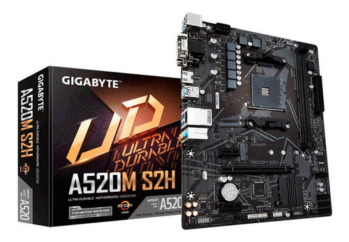Tarjeta Madre Gigabyte Micro Atx A520m S2h, S-am4, Amd