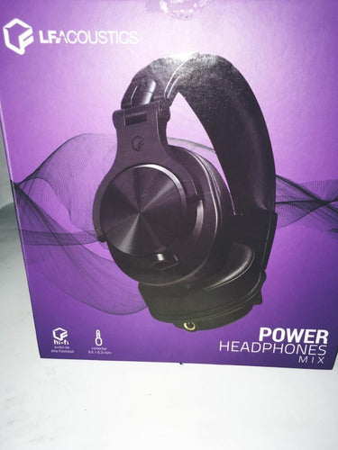Audífonos Over-ear Alámbricos Lf Acoustics Mix 3.5 - 6.3 Mm Color Negro