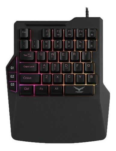 Teclado Gamer, Technology Atheris Rgb, Alámbrico