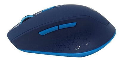 Mouse Naceb Óptico Inalámbrico, Usb, 1600dpi, Azul
