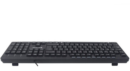 Teclado Naceb Technology Na-0109, Alámbrico, Usb, Negro