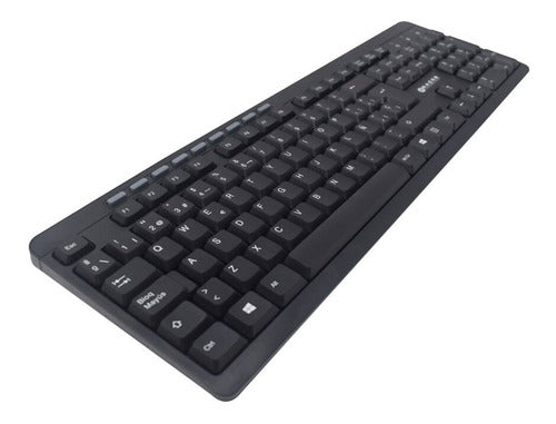 Teclado Naceb Technology Na-0109, Alámbrico, Usb, Negro
