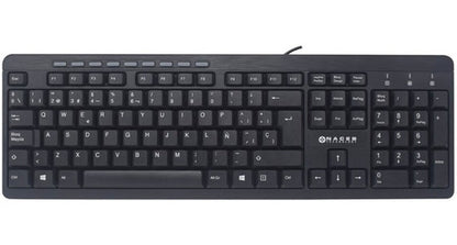 Teclado Naceb Technology Na-0109, Alámbrico, Usb, Negro