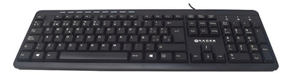Teclado Naceb Technology Na-0109, Alámbrico, Usb, Negro
