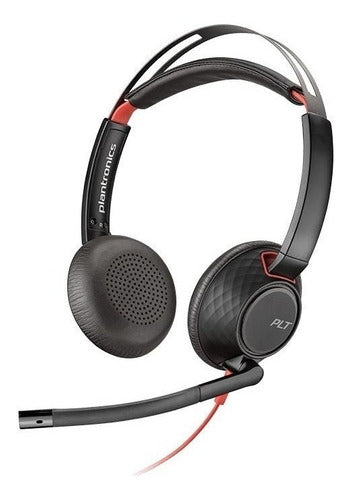 Poly Audífonos Blackwire 5220, Usb-a/3.5mm, Negro