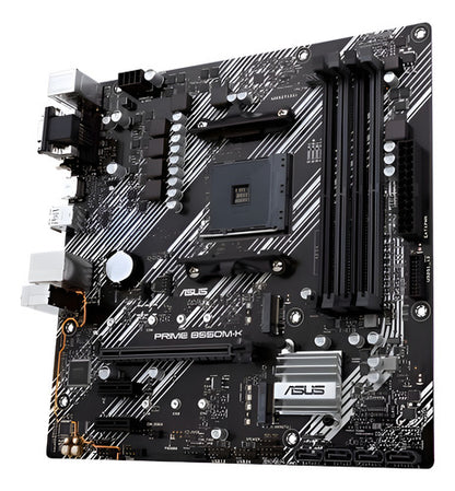 Motherboard Asus (Prime B550M-K) Socket Am4,4*Ddr4,Hdmi 2.1,Dvi-D,Vga,Pcie-4.0,Micro Atx
