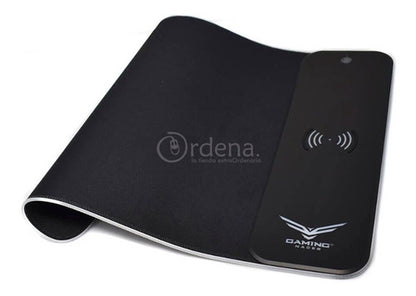 Mouse Pad Naceb Na-0926 Con Carga Inalambrica Leds Rgb