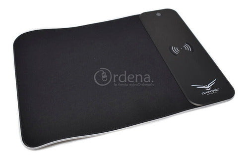 Mouse Pad Naceb Na-0926 Con Carga Inalambrica Leds Rgb