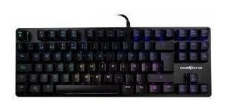 Teclado Mecanico Tkl Game Factor Kbg500-Bl, Rgb, Tenkeyless,