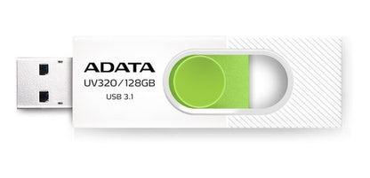 Memoria Usb Adata Uv320 128Gb Usb3.1 Blanco Verde Auv320 128