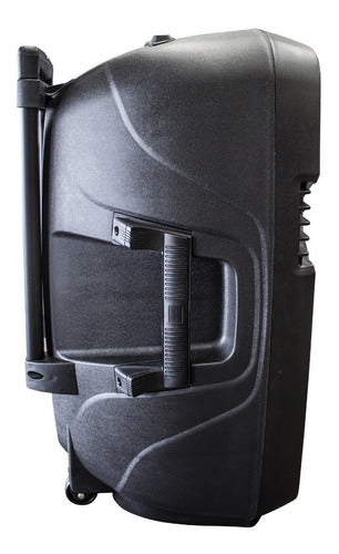 Bafle Amplificado 15 Pulgadas Tripie Mas 2 Microfonos Vorago