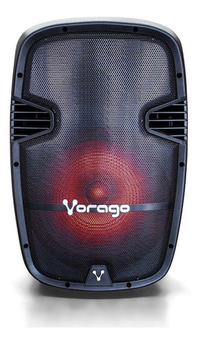Bafle Amplificado 15 Pulgadas Tripie Mas 2 Microfonos Vorago