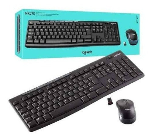 Kit Teclado Mouse Inalambrico Logitech Mk270  920-004432 /v
