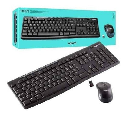 Kit Teclado Mouse Inalambrico Logitech Mk270  920-004432 /v
