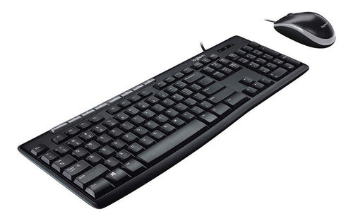 Kit Logitech Mk200 Teclado Y Mouse Alambrico Multimedia /vc
