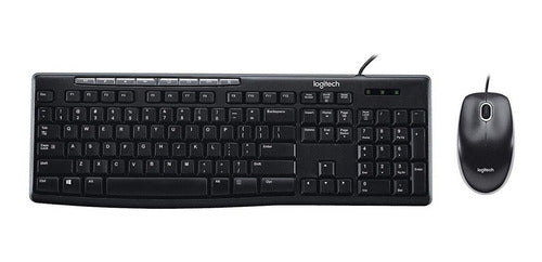Kit Logitech Mk200 Teclado Y Mouse Alambrico Multimedia /vc