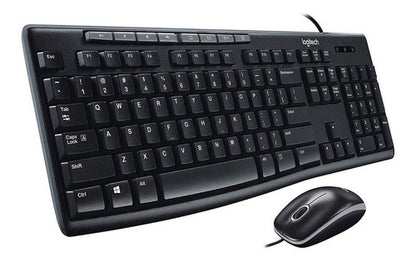 Kit Logitech Mk200 Teclado Y Mouse Alambrico Multimedia /vc