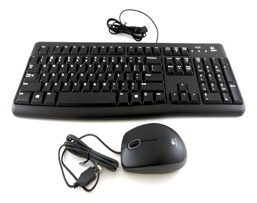 Kit Logitech Mk200 Teclado Y Mouse Alambrico Multimedia /vc
