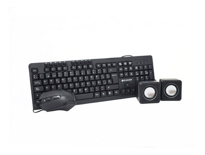 Kit Teclado/ Mouse /bocinas Naceb Na-228n /v /v