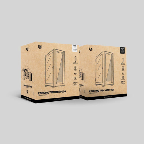 Gabinete Gamer Balam Rush Full Torre E-atx Carbono Twin Mate