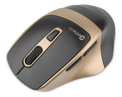 Mouse Ergonómico Getttech  1600dpi Óptico Bluetooth 2.4g