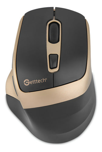 Mouse Ergonómico Getttech  1600dpi Óptico Bluetooth 2.4g