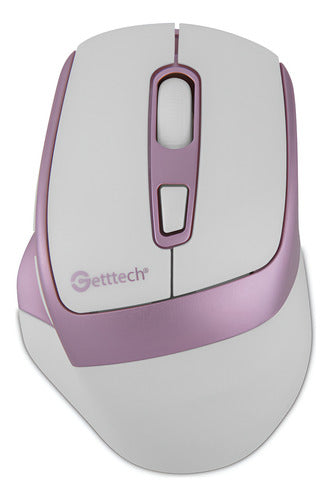 Mouse Ergonómico Getttech  1600dpi Óptico Bluetooth 2.4g
