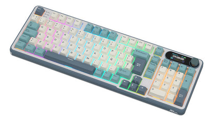 Teclado Mecánico Rk Royal Kludge S98 Sky Blue 98 Teclas Hot
