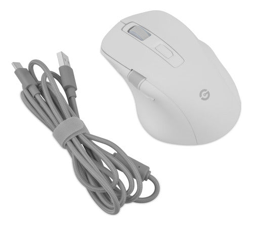 Mouse Gamer Getttech Ggm-rgbtr-01 Recargable Wifi Bt Usb C