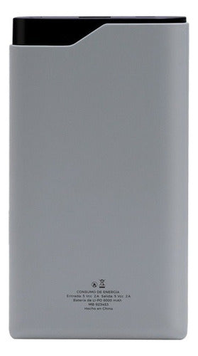 Power Bank Batería Portatil Mobifree 6,000 Mah Display 1xusb