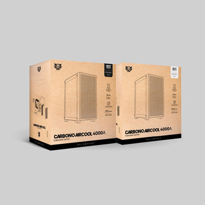 Gabinete Gamer Rush Balam Mini Torre M-atx Carbono Aircool