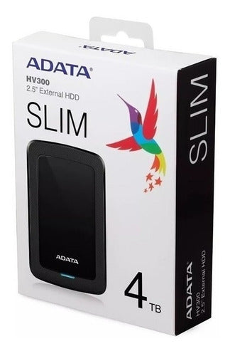 Adata Disco Duro Externo 4tb  Hv300 Usb 3.1 Colores