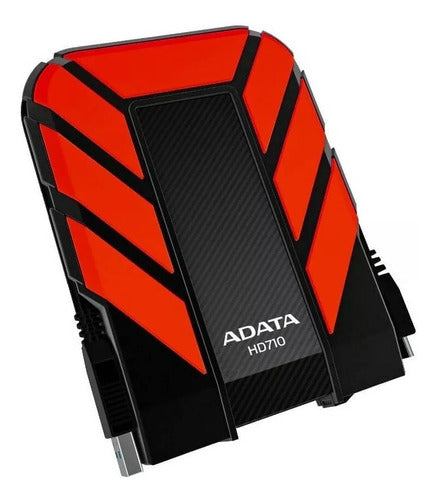 Disco Duro Externo Adata Hd710, 1000 Gb, Usb 3.1, 2.5 , Rojo