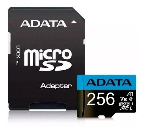 Tarjeta De Memoria Adata Premier Ausdx256guicl10a1-ra1 Con Adaptador Sd 256gb