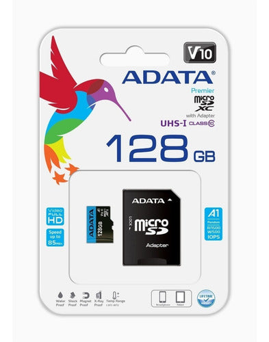 Tarjeta De Memoria Adata Ausdx128guicl10a1-ra1  Premier Con