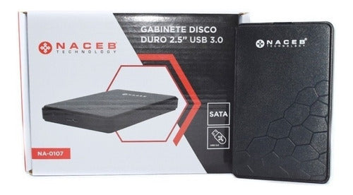Gabinete Disco Duro Naceb Technology Na-0107-2.5"