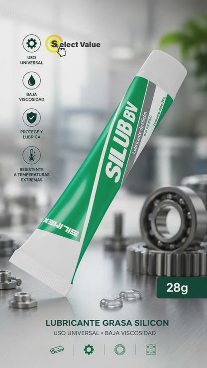 Lubricante Grasa Silicon Uso Universal Baja Viscosidad 28gr